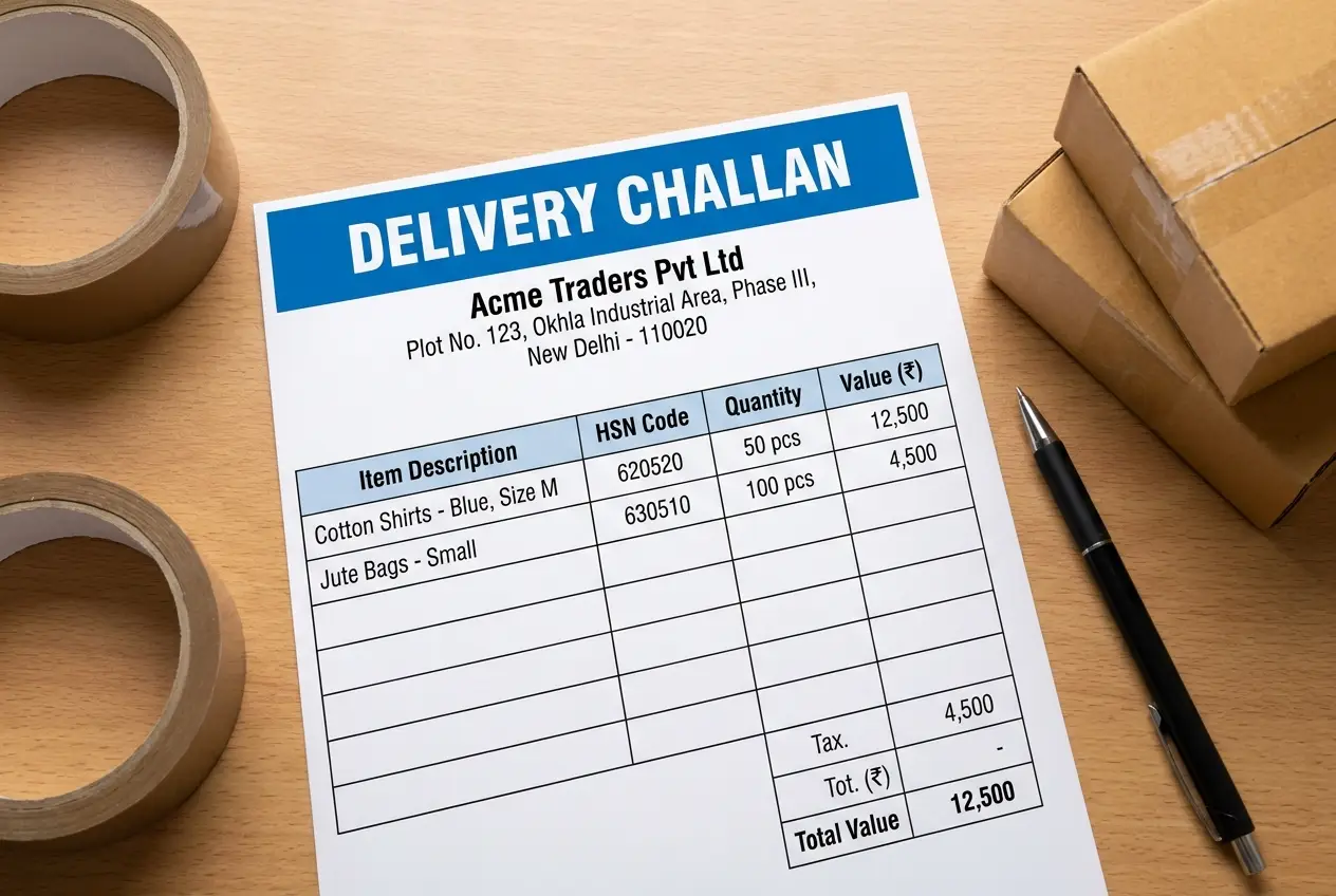Delivery Challan Format in Excel, Word & PDF (Free Download)