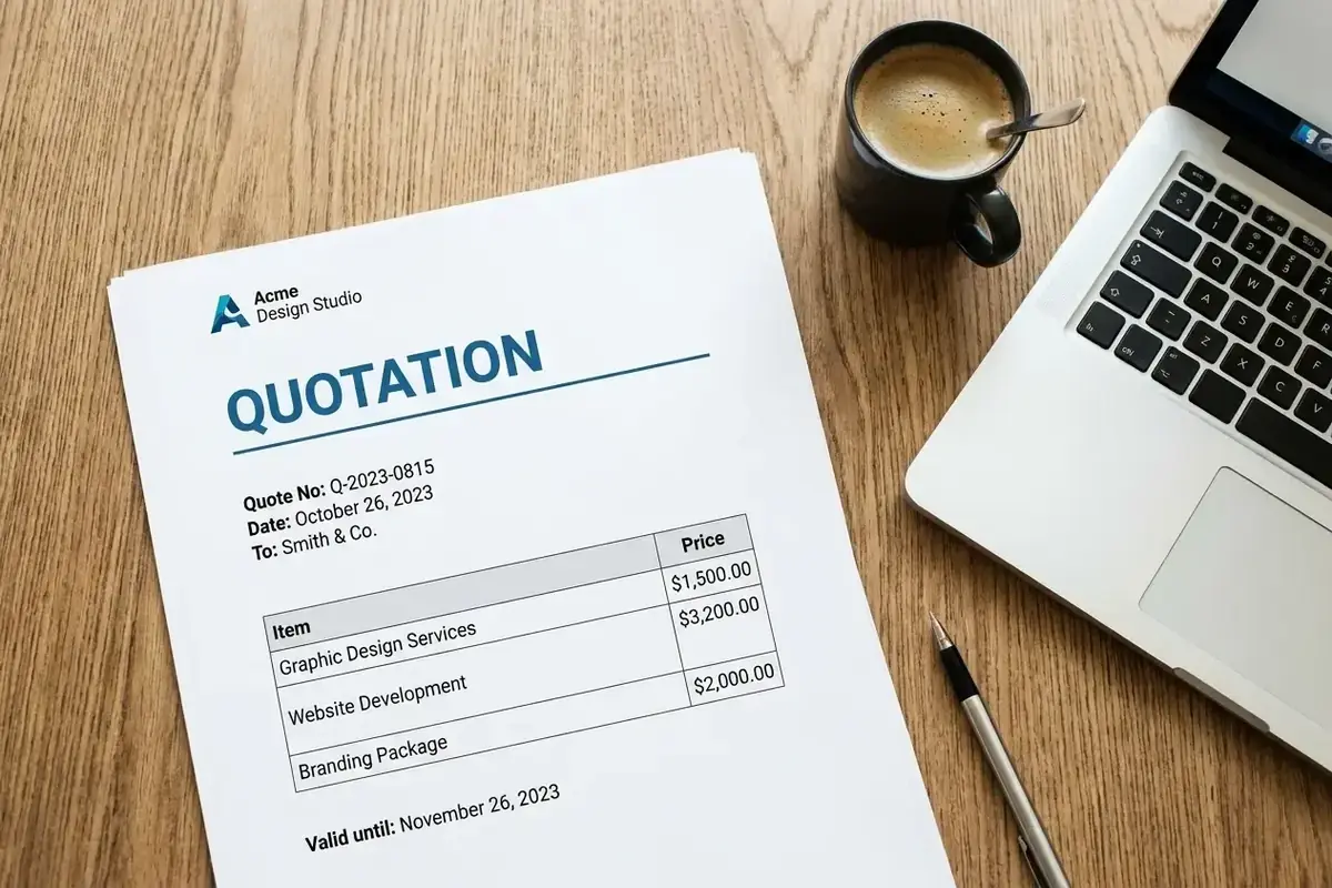 Quotation Format for Business — Free Word, Excel & PDF